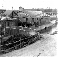 Delaware and Hudson Canal Scene in the 1850s