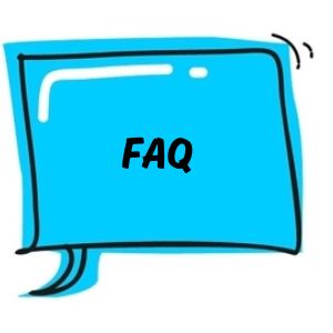 Button to select Frequently Asked Questions section of page 